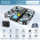 6K Camera Drone for Adults Pocket-Sized Mesh-Protected 5