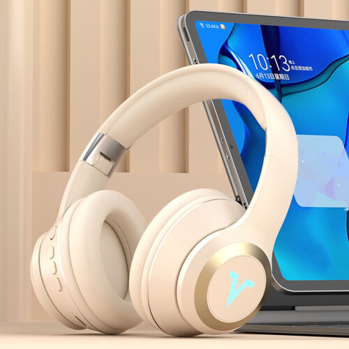 RGB Bluetooth Gaming Headset Wireless Over-Ear Surround