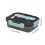 Bento Box Lunch Container 3-Compartment BPA-Free with 2