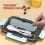Bento Box Lunch Container 3-Compartment BPA-Free with 3