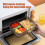 Bento Box Lunch Container 3-Compartment BPA-Free with 4