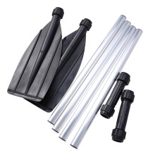 Aluminum Alloy Detachable Boat Paddle Pair 126cm
