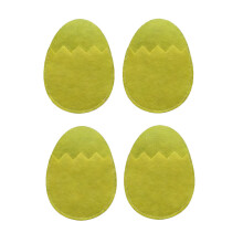 Easter Silverware Organizer Pouches Egg-Shaped 4PC
