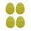 Easter Silverware Organizer Pouches Egg-Shaped 4PC 1