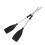 Aluminum Alloy Detachable Boat Paddle Pair 126cm 5