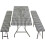 Table Cover for 6-Foot Rectangular Tables Vinyl with 2