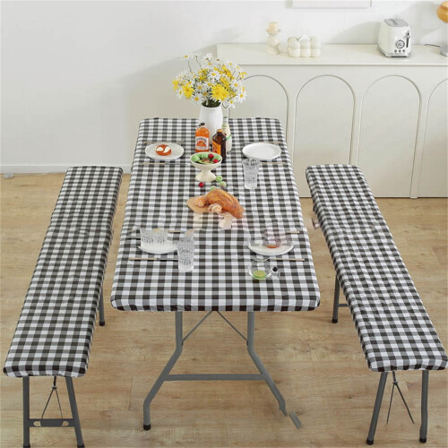 Table Cover for 6-Foot Rectangular Tables Vinyl with