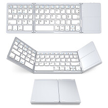 Foldable Bluetooth Keyboard with Touchpad for Android iOS