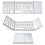 Foldable Bluetooth Keyboard with Touchpad for Android iOS 1