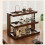 Wooden Desktop Storage Rack Bamboo 3-Tier Mug Organizer 6