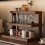Wooden Desktop Storage Rack Bamboo 3-Tier Mug Organizer 7
