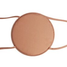 Round Chair Cushion Brown 15 Inch Thickened Breathable with