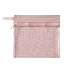 Travel toiletries bag mesh underwear storage pink