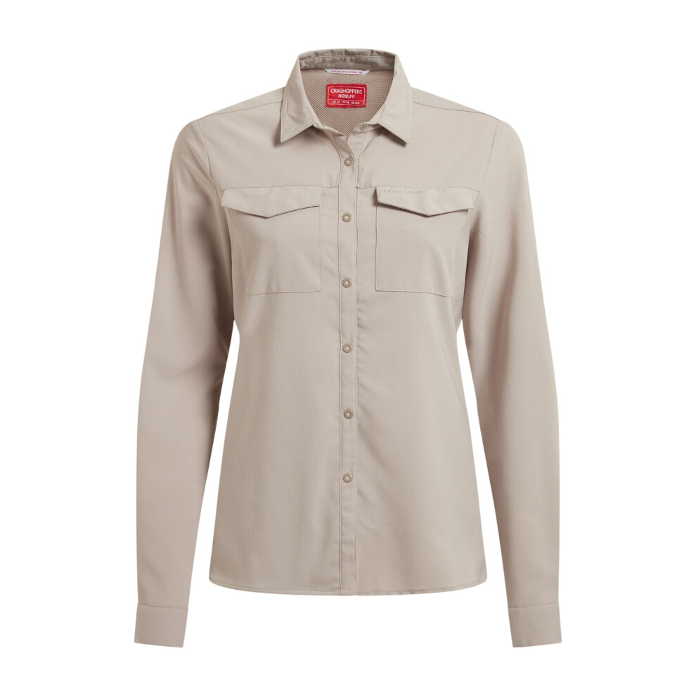 Craghoppers (18 Uk, Soft Mushroom) Womens/Ladies Nosilife Pro Iii Nosilife Long-Sleeved Shirt