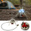 Portable Three-Burner Camping Stove - Foldable Windproof 2