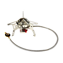 Portable Three-Burner Camping Stove - Foldable Windproof
