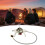 Portable Three-Burner Camping Stove - Foldable Windproof 4