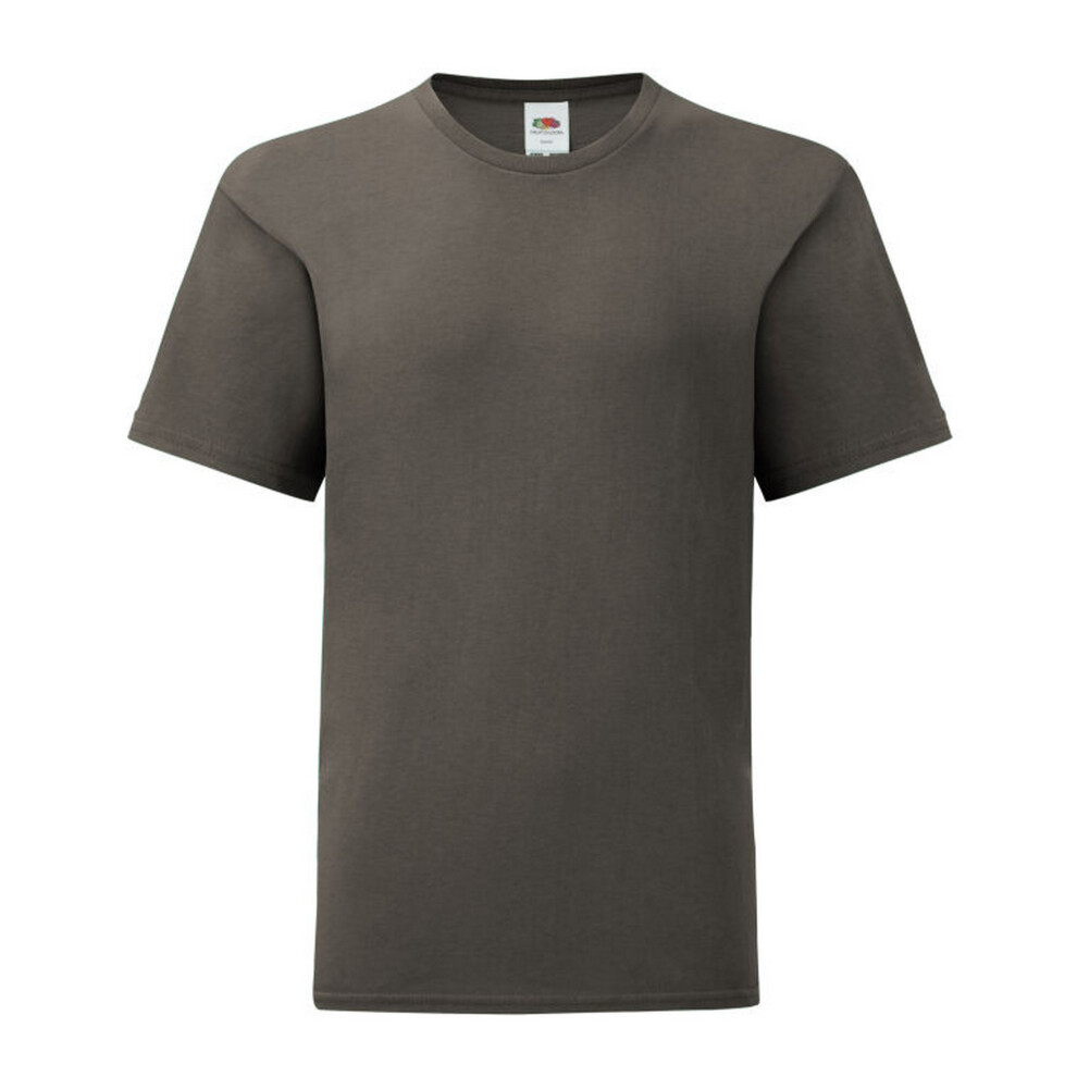 Fruit Of The Loom (9-11 Years, Light Graphite) Childrens/Kids Iconic 150 T-Shirt