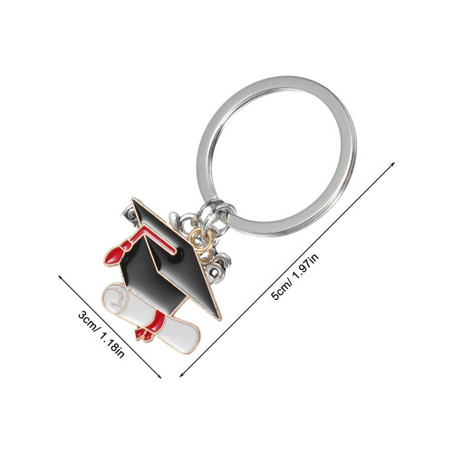 Senior Keychains for 2026 Graduation 2-Pack Multi-Color 1