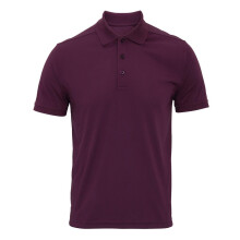 (3XL, Aubergine) Premier Mens Coolchecker Polo Shirt