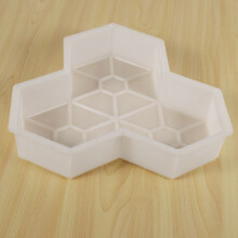 4Pcs Path Mold Maple Leaf Concrete Manually Plastic Stepping Stone Paving Molds for Pavement Courtyards Square