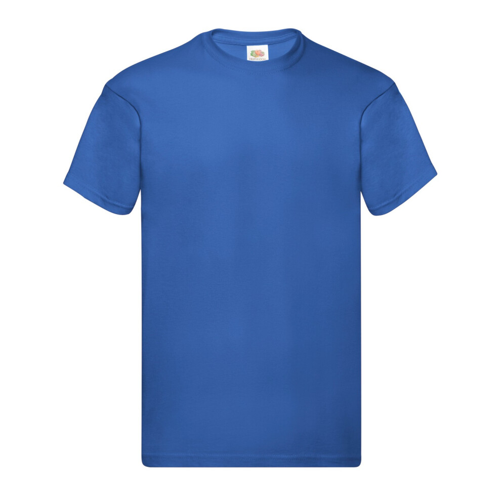 Fruit Of The Loom (Xxl, Royal Blue) Mens Original T-Shirt