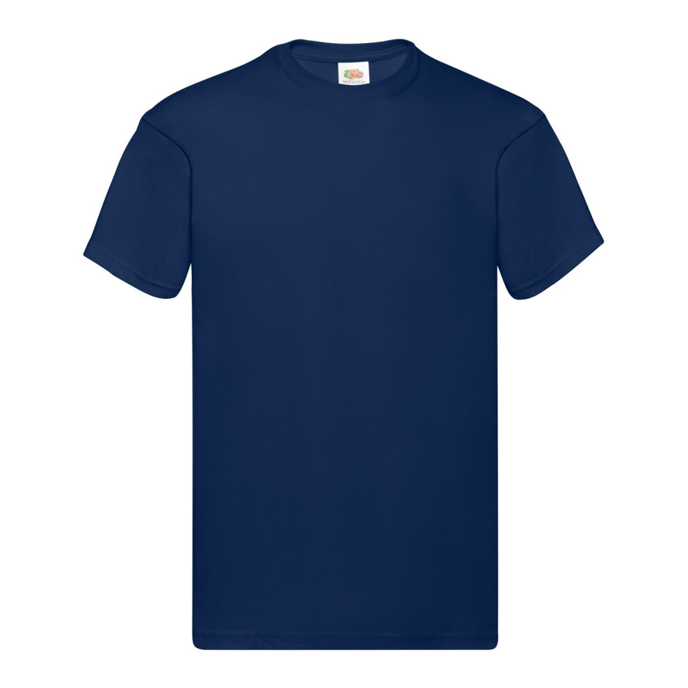 Fruit Of The Loom (L, Navy) Mens Original T-Shirt