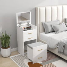 3 in 1 Dressing Table , Mirror and Rolling Stool