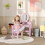 Kids Dressing Table Set Kids Make up Table，Stool 3