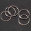 120 Pcs 20mm Outside Dia Universal Split Key Rings Keychain Holders 1
