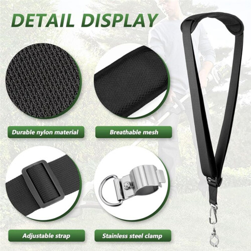 Weed Eater Shoulder Strap, String Trimmer Strap for EGO     Kobalt Echo  Toro Troy