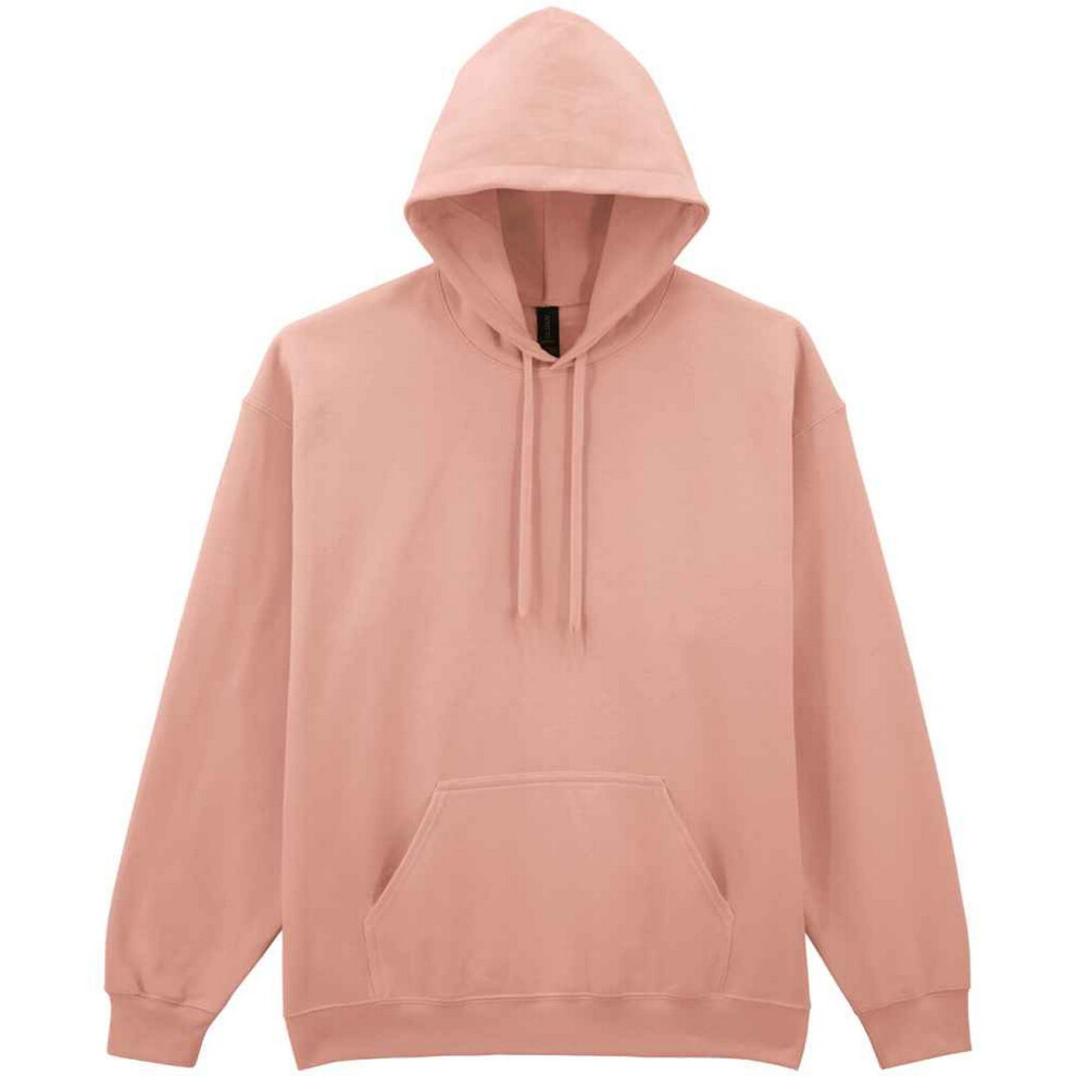 Gildan (M, Dusty Rose) Unisex Adult Midweight Fleece Hoodie
