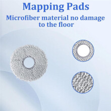 33Pcs Spare Parts for Deebot T30C Omni & T30C Pro Omni Vacuum Cleaner Main Brush Mop Pads Dust Bag Side Brushes
