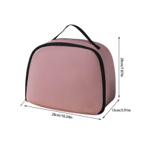 Lunch Bag Waterproof Large Capacity for Women and Men Pink