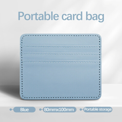 Leather RFID Blocking Wallet with 4 Card Slots and Cash