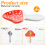 Ceramic Mushroom Spoon Rest Heat Resistant 2 pcs 2
