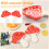 Ceramic Mushroom Spoon Rest Heat Resistant 2 pcs 5