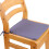Foam Seat Cushion Square Slip-Resistant with Ties 1