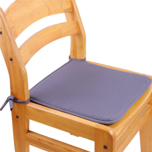 Foam Seat Cushion Square Slip-Resistant with Ties