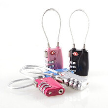 TSA Approved Luggage Locks 5 Colors 3-Pack