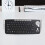 2.4G Wireless Keyboard Trackball with Backlight 78 Keys 4