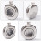 Flask for Liquor Bottles Round Glass Container 500ml 6