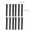 Yoga Mat Tie Strap Black 12 PCS 2