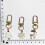 Christmas Keychain Set White Tree Deer Snowflake 3pcs 7