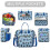 Insulated Lunch Bag Dual Compartment Starfish Design 2