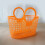 Jelly Basket Bag Reusable Plastic 1 Piece Green 3