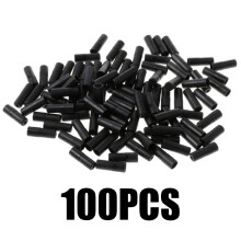 Brake Cable End Caps Plastic Black 5mm 100 Pack