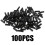 Brake Cable End Caps Plastic Black 5mm 100 Pack 1