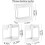 Under Sink Organizer Shelf White 3 Pack 2 Tier 2