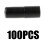 Brake Cable End Caps Plastic Black 5mm 100 Pack 4